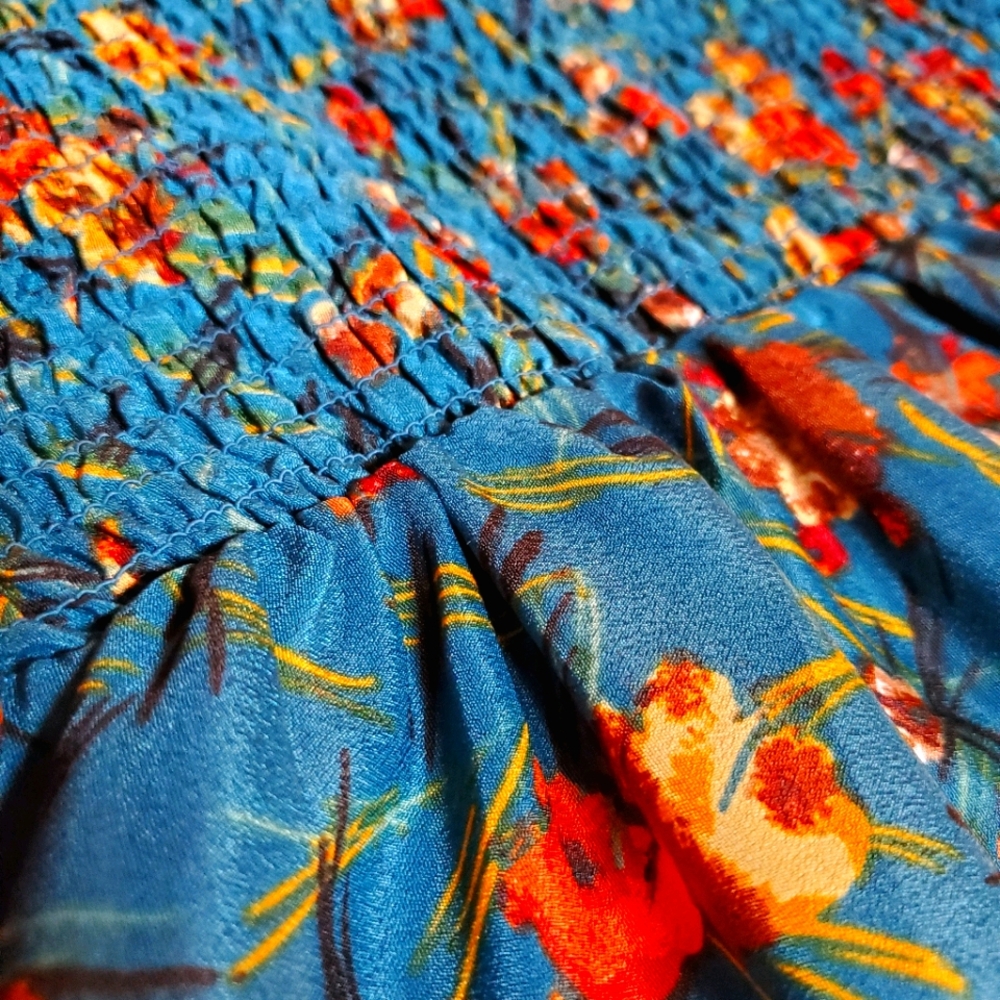 Lightweight floral summer minidress - Picture 4 of 7